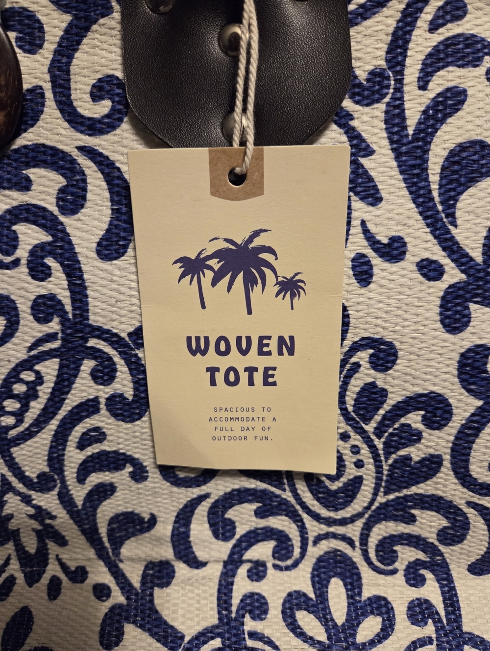 Blue Star Clothing Co. Woven Tote - Picture 4 of 14